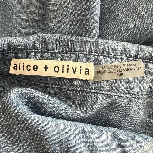 Alice + Olivia Denim Dress Size Small - Picture 7 of 7
